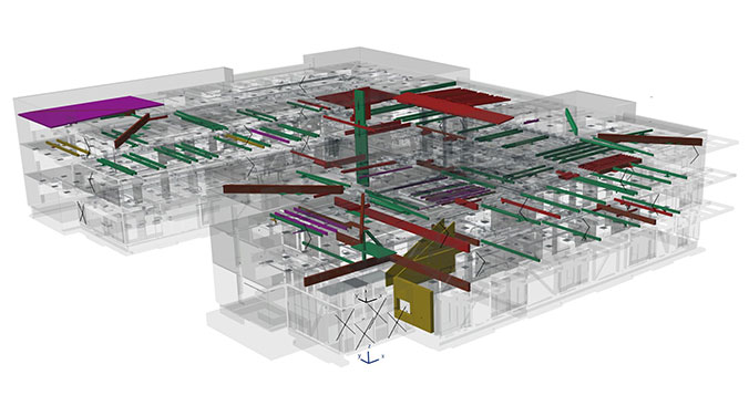 Lycée Chervé vue BIM Keops architecture